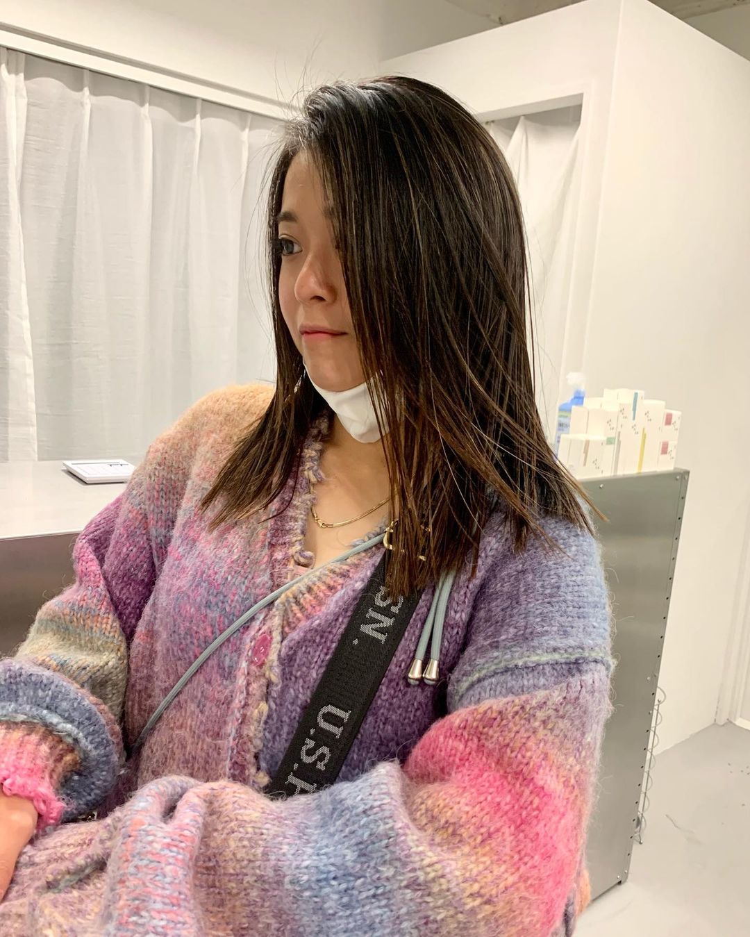 ロング切りっぱなしワンレングス